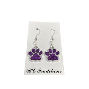 3/$25 Paw Print Dangle Earrings